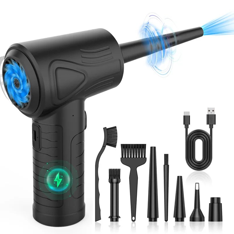 Portable Wireless Dust Cleaner For Home Car Computer Case Keyboard Cross-Border Violence Fan