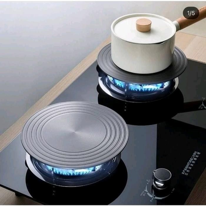 alas panci anti gosong tatakan kompor simpel / plat alas panci 24cm alas tatakan kompor anti gosong