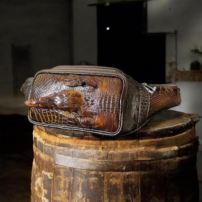 Tas wb bahan kulit asli atau tas selempang bahan Pria