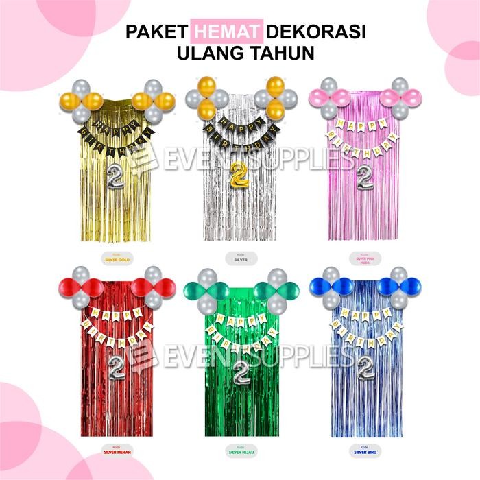 Terlengkap Paket Hemat Dekorasi Pesta Ulang Tahun Anak Termurah