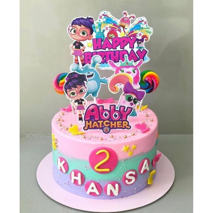 Abby Hatcher Topper Cake Birthday / Hiasan Kue Ulang Tahun