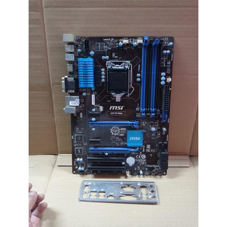 Jual mainboard MSI H97 PC MATE socket lga 1150 ddr3 onboard vga