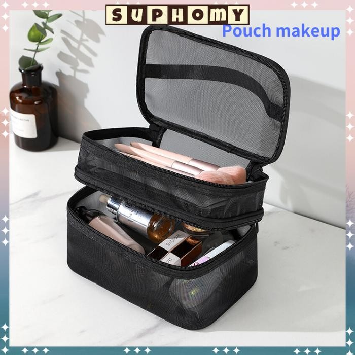 Pouch make up/ Tas make up Tas Kosmetik/Pouch Kosmetik/Tas makeup aesthetic/Tempat make up
