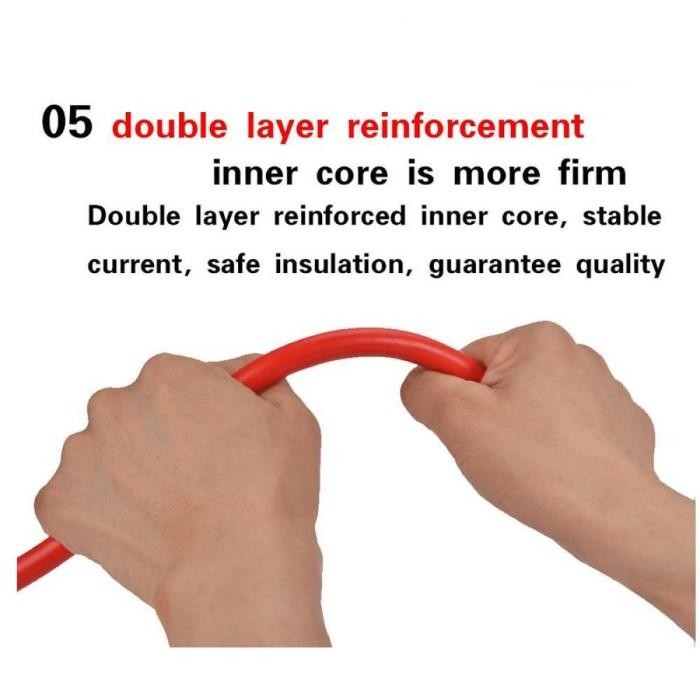 Kabel Jumper Aki Mobil & Truk 2500Cc Keatas Tembaga Kabel Jamper Aki