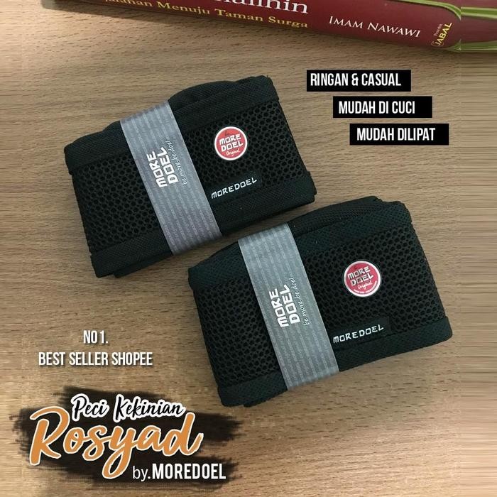 (Allthebest) Kopiah Peci Hitam Rosyad By Moredoel