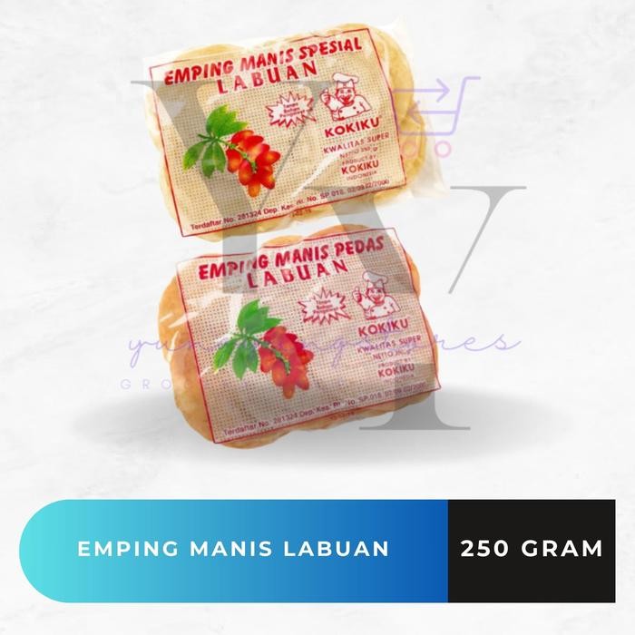 

Emping Manis Pedas dan Manis Special Labuan Kokiku 250 gram