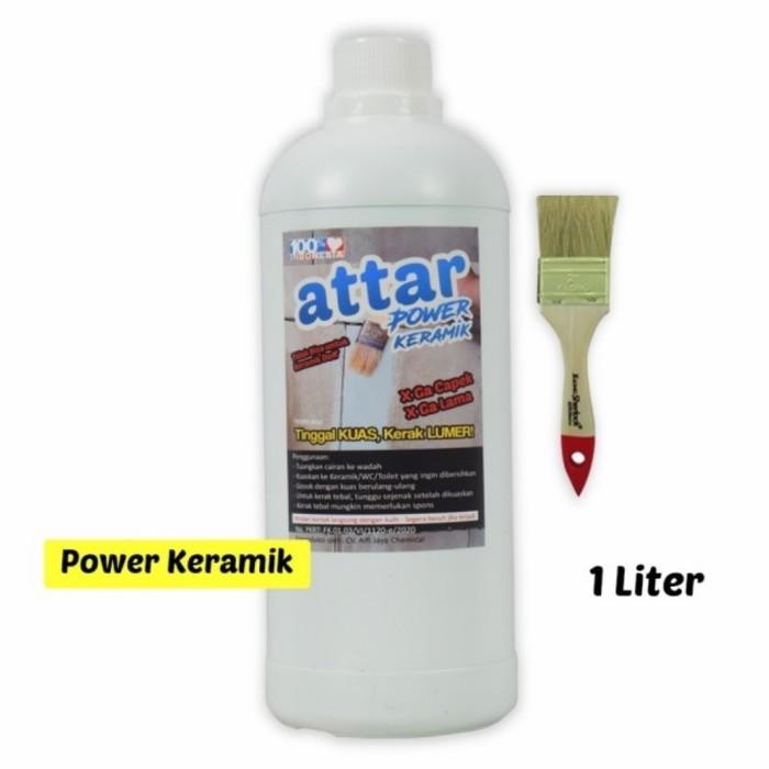 ATTAR Power Cairan Pembersih KERAMIK / WC / Wastafel / Toilet 1 Liter