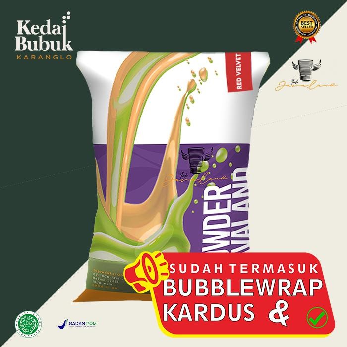 

(REGULER) RED VELVET BUBUK MINUMAN JAVALAND REGULER KEMASAN 1 KG