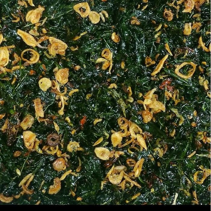 

daun singkong goreng kering teri krenyes khas padang 300g cemilan Makanan