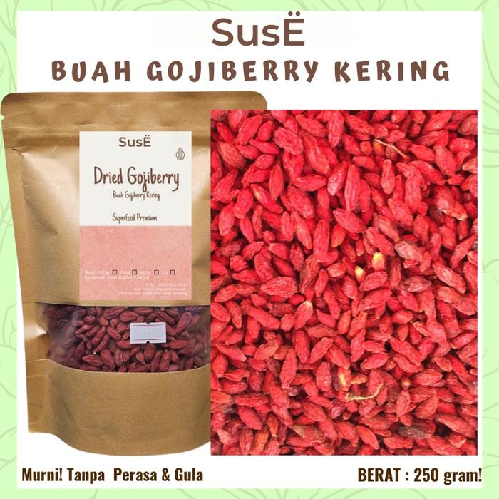 

Suse Dried Gojiberry Kering 250gr Bebas gula Food