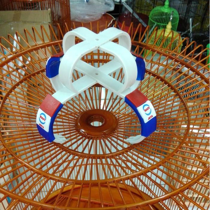 Kandang Murai Rafi Jaya No. 3 Akrilik Coklat Logo Baru