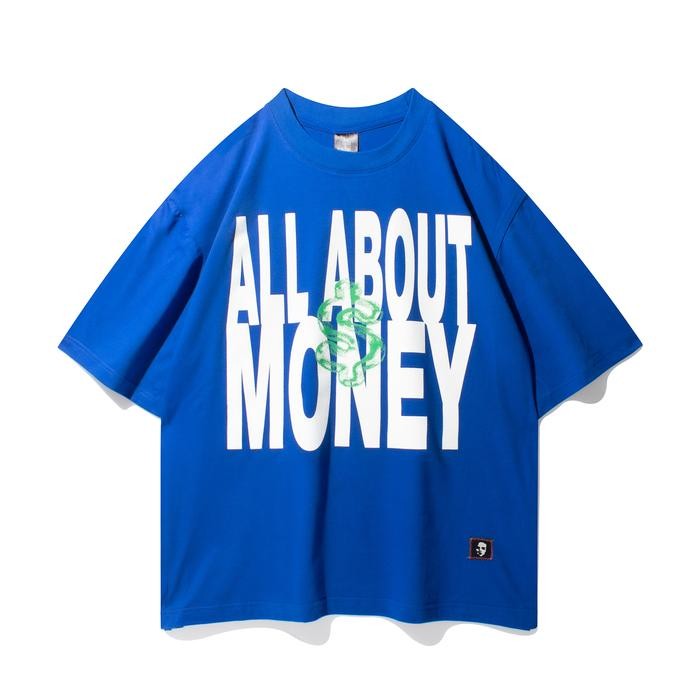 (Allthebest) Based On Money - Baju Kaos Distro T Shirt Pria Wanita Black Ewil x Ocn