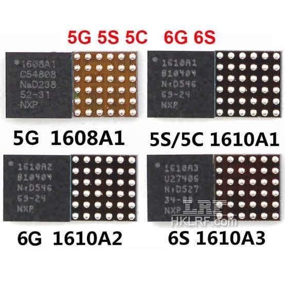 IPHONE 6S - IC CHARGER - IC USB - IC U2 - 1610A3