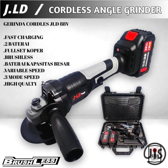 (Allthebest) Gerinda Cordless Baterai 88Vf Brusless JLD