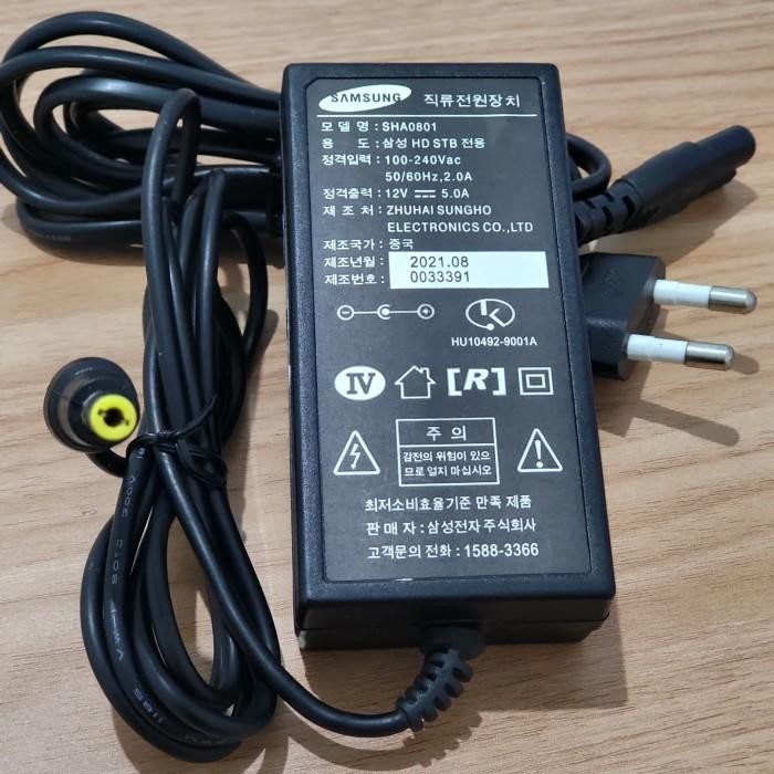 (Allthebest) ADAPTOR 12V 5A SAMSUNG ORIGINAL 12 VOLT 5 AMPER MURNI