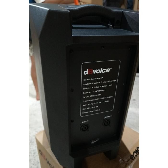 speaker pasif 8 inch original db voice super box 8 speaker passive karaoke 8 inch Berkualitas