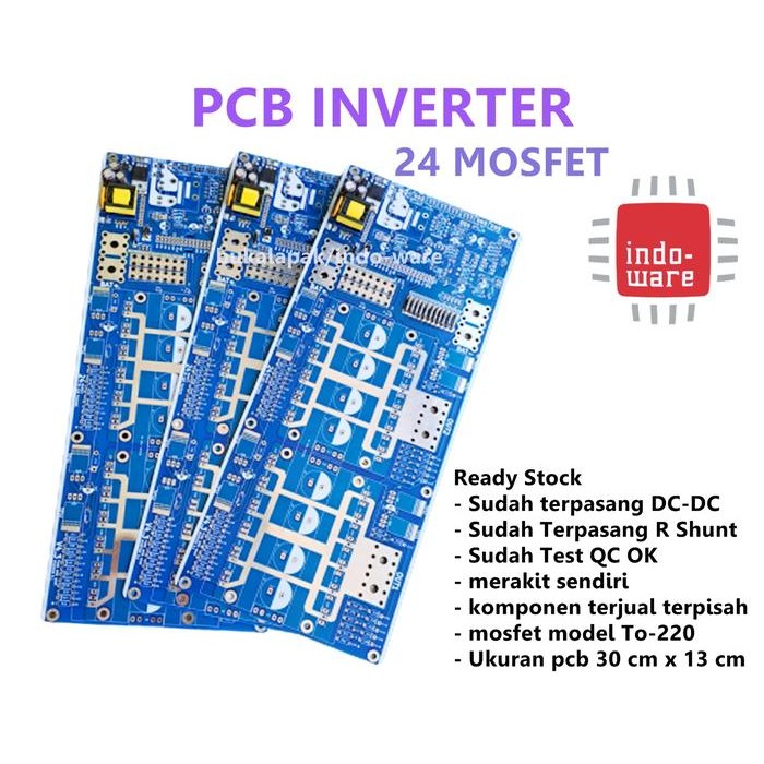 Paling Murah. Pcb Inverter 24 Mosfet To 220 Power Low Frequency Psw 12V24V36V48V60V