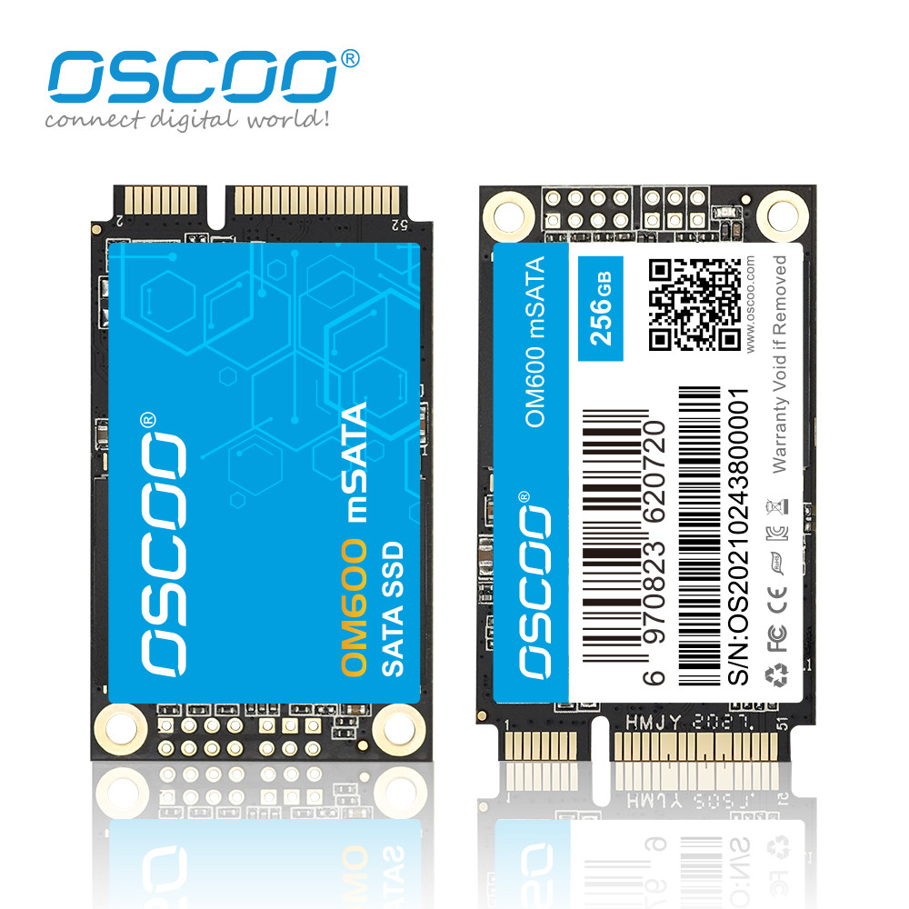 OSCOO mSATA SSD Disk SSD SATA3 128GB 256GB 512GB mSATA Internal Solid State Disk Hard Drive For Lapt