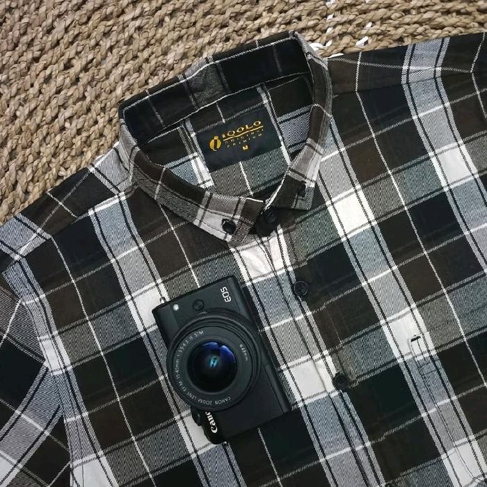NEW Hexa Kemeja Flanel F2D Lengan Panjang Premium Quality Nyaman Unisex Distro Pria