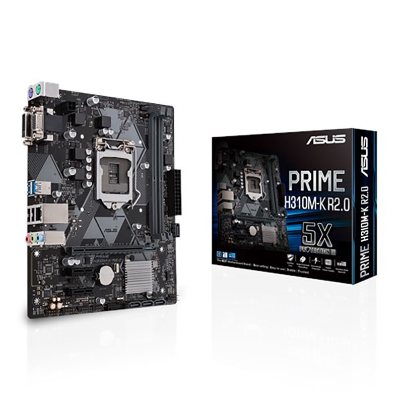 New Asus PRIME H310M-K R2.0 Motherboard Intel H310 LGA 1151 Core i7/i5/i3 32GB DDR4 1151 Original De