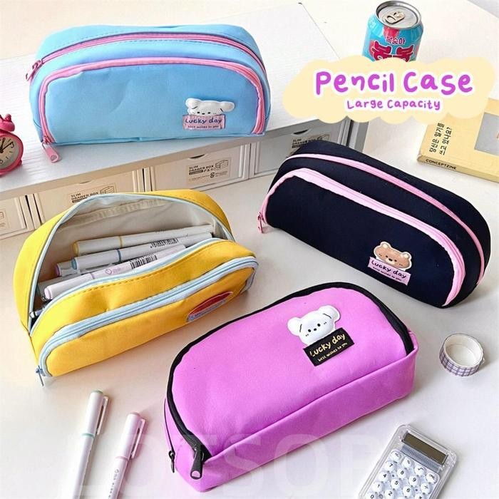 

BEST SELLER Kotak Pensil Kapasitas Besar dengan Desain Multi-Lapis untuk Anak Sekolah - Kanvas, Alat