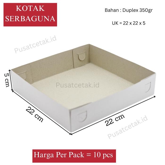 BOX SERBAGUNA / KOTAK / DUS MOTIF DAUN UNTUK ROTI, KUE, DONAT KODE 188