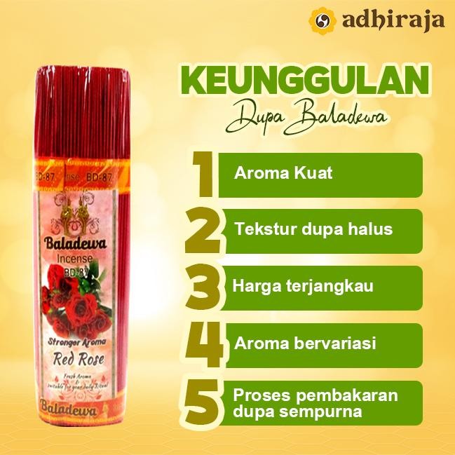 Dupa/Hio Wangi Harum Baladewa Red Rose Merah 1 Kg Gratisongkir