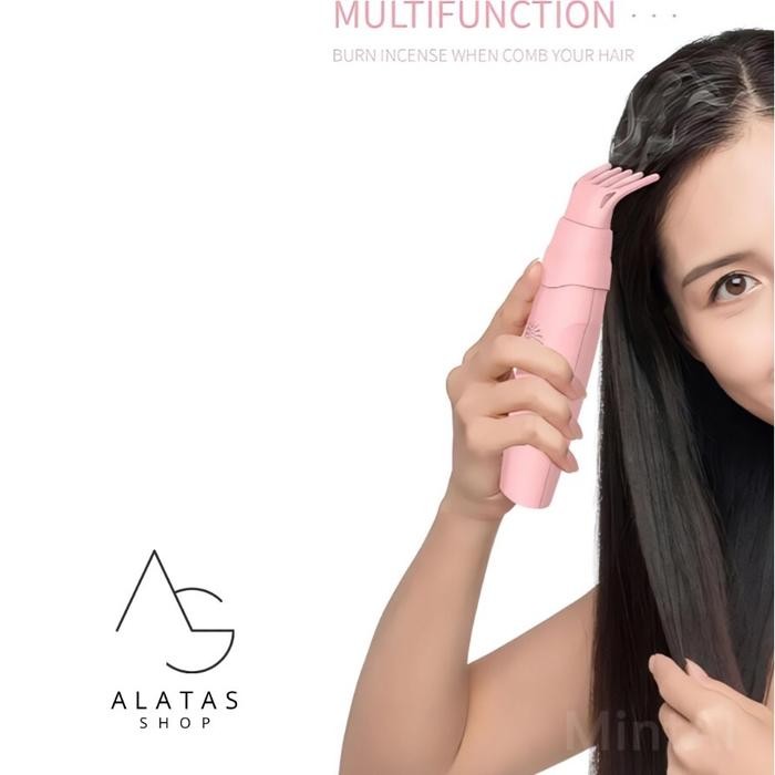 Mabkhara Portable Multifungsi Mabkhara Listrik Sisir Comb Aesthetics Incense Burner Gratisongkir