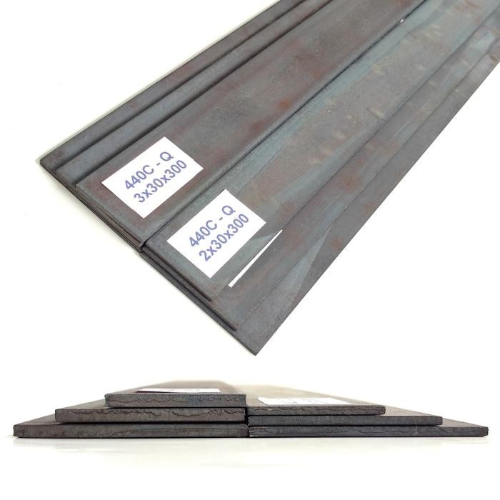 BAJA HIGH CARBON 440C - QUENCHED STEEL PLATE - BAHAN PISAU- ENIGMAZONE