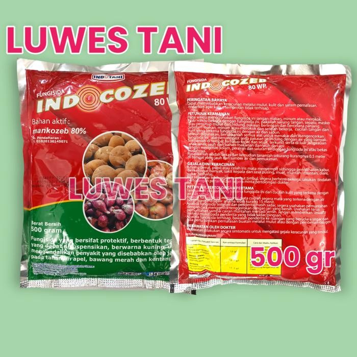 Fungisida Indocozeb 80Wp Mankozeb (500Gr)