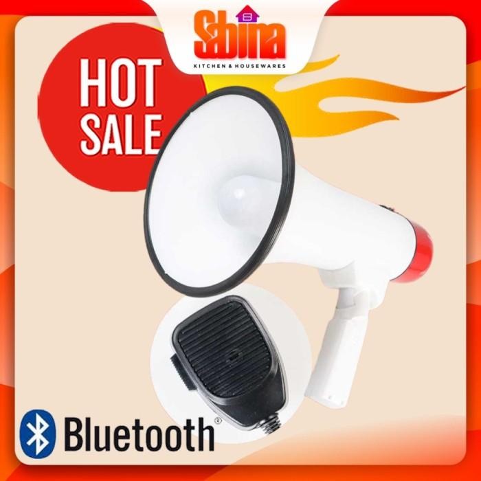 Megaphone Pengeras Suara Toak Bluetooth Voice Recorder Microphone