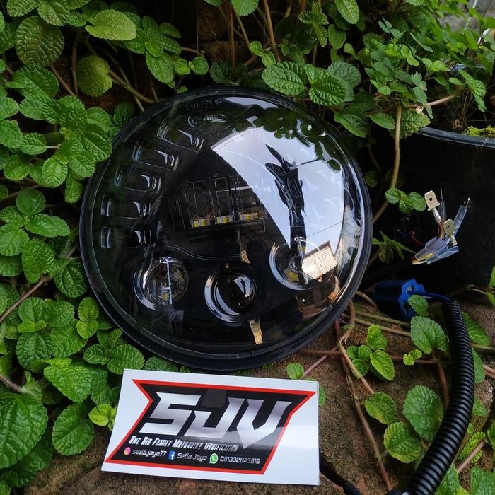 DAYMAKER 19 LED 7 INCH DUS HITAM