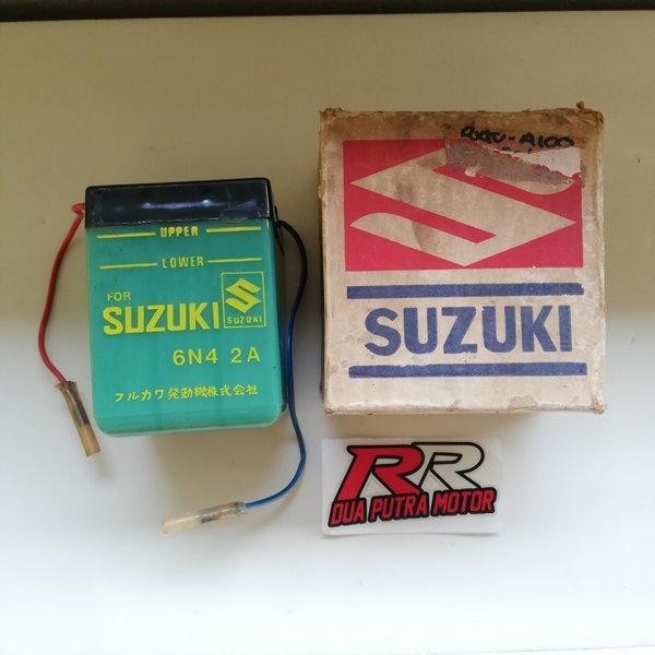 aki acu gs 6N4 6 volt honda win c70 c700 yamaha v75 v80 rxk rxs rx king yt115 dt100 ls3 ls2 l2g