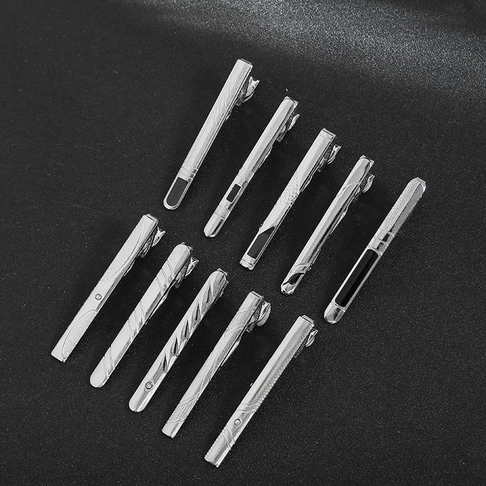 Jepit Dasi Silver Gokd Penjepit dasi