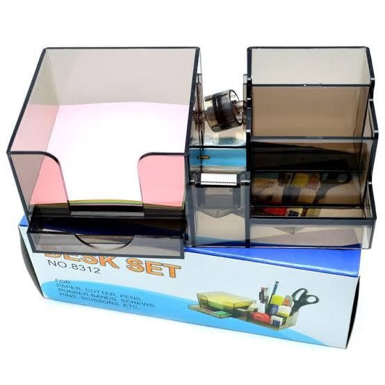 

Desk Set Kenko K-8312 / Tempat Pensil Meja - Alat Tulis Senang