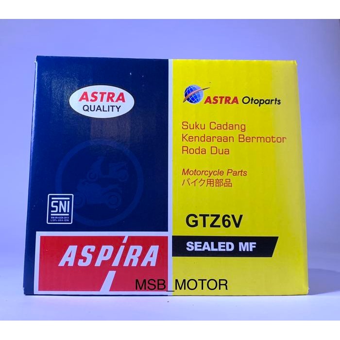 Accu / Aki ASPIRA GTZ6V ORIGINAL