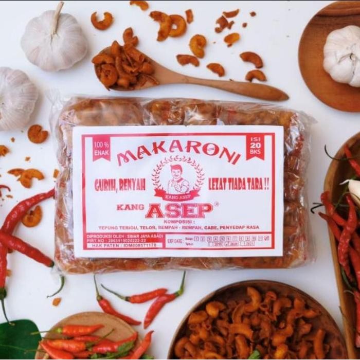 

Sedia Makaroni Kang asep ASLI isi 25pak