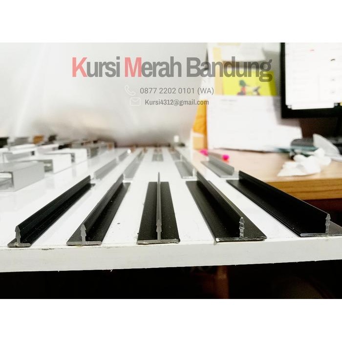 Jual List T Aluminium 12 mm