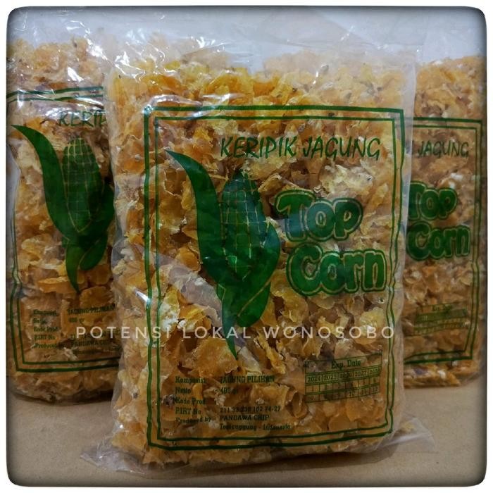 

Sedia KRIPIK JAGUNG KHAS MAGELANG 400gr Gurih Renyah
