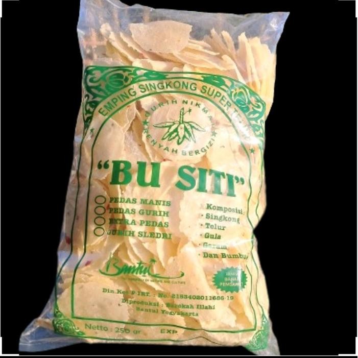 

Sedia EMPING SINGKONG SUPER TELUR NETTO 250 GR GR