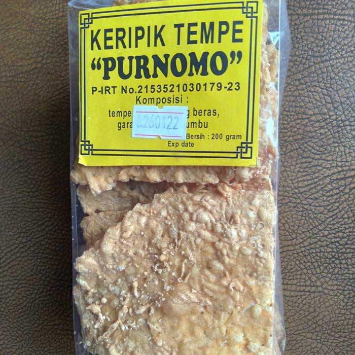 

Sedia Keripik Tempe Renyah Crispy