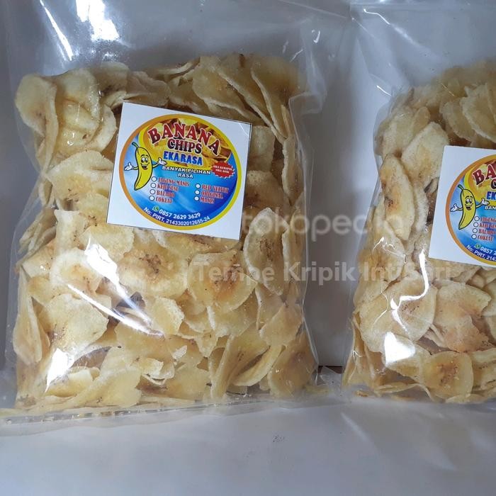 

Sedia kripik pisang kepok asin