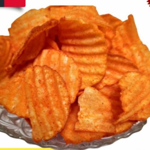 

Sedia gram Kripik Singkong Gelombang rasa Balado PEDAS