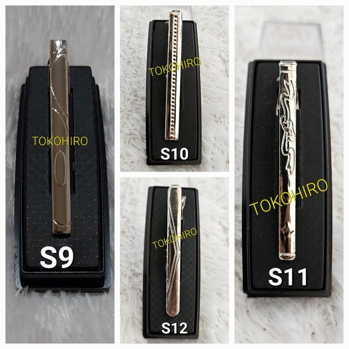 jepit dasi silver/penjepit dasi