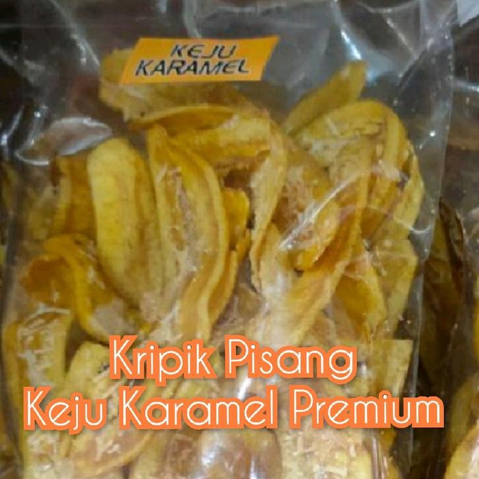 

Sedia Keripik pisang Keju Karamel Premium 270gram terbaik qualitas terjamin Snacks Food Chips