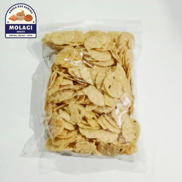 

Sedia KECIMPRING GURIH 250 Gram / Keripik Singkong Opak - Molagi Snack