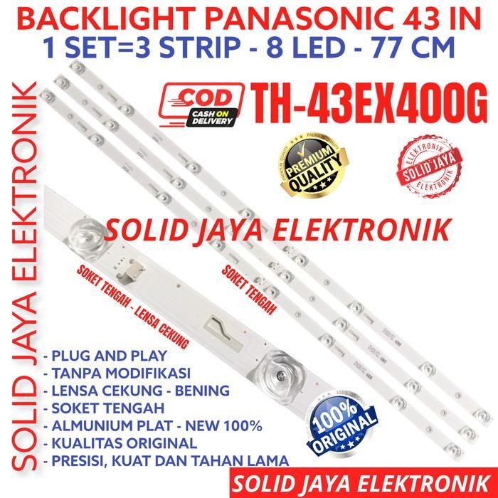 Terlaris BACKLIGHT TV LED PANASONIC 43 IN TH43EX400 TH43EX400G LAMPU BL 43EX 8K SALE