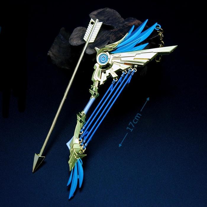 Genshin Impact Keychain / Gantungan Kunci Skyward Harp 17 Cm