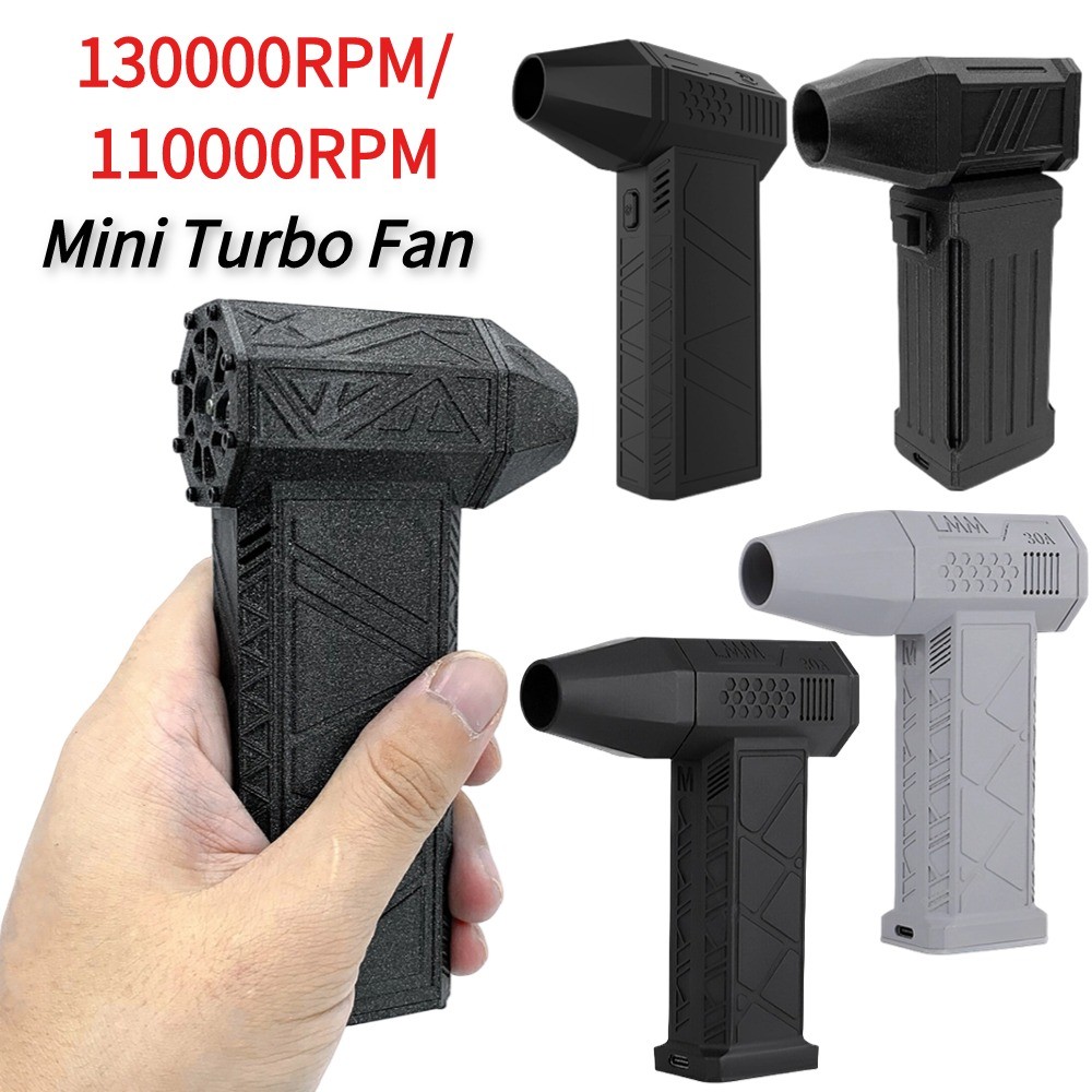IMPORT Powerful Blower Mini Violent Turbo Fan Rechargeable 130000RPM/110000RPM Brushless Motor