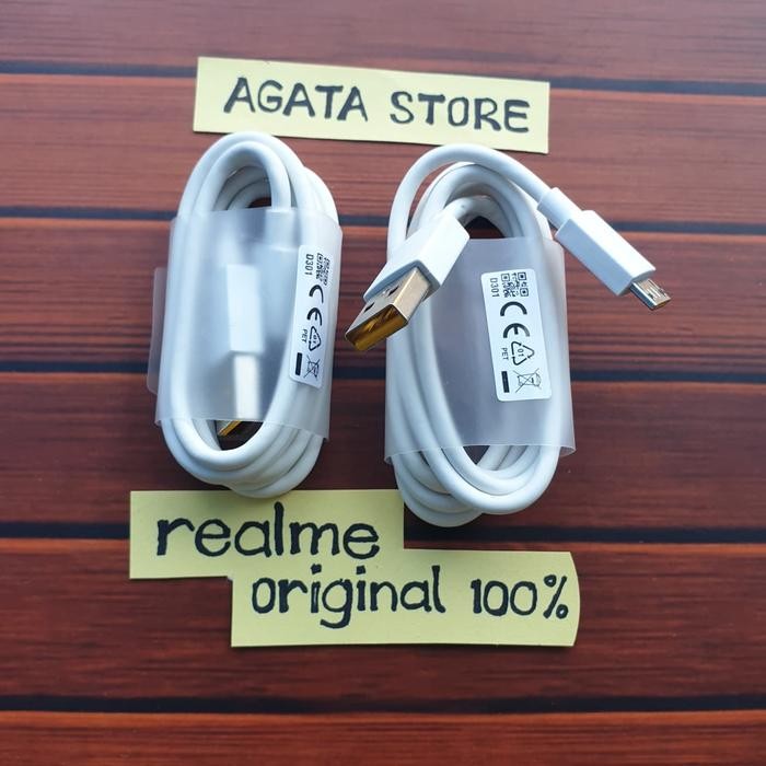 Kabel Charger Realme 5 5I 5S 5 Pro Micro Usb Original Fast Charging Kode 848